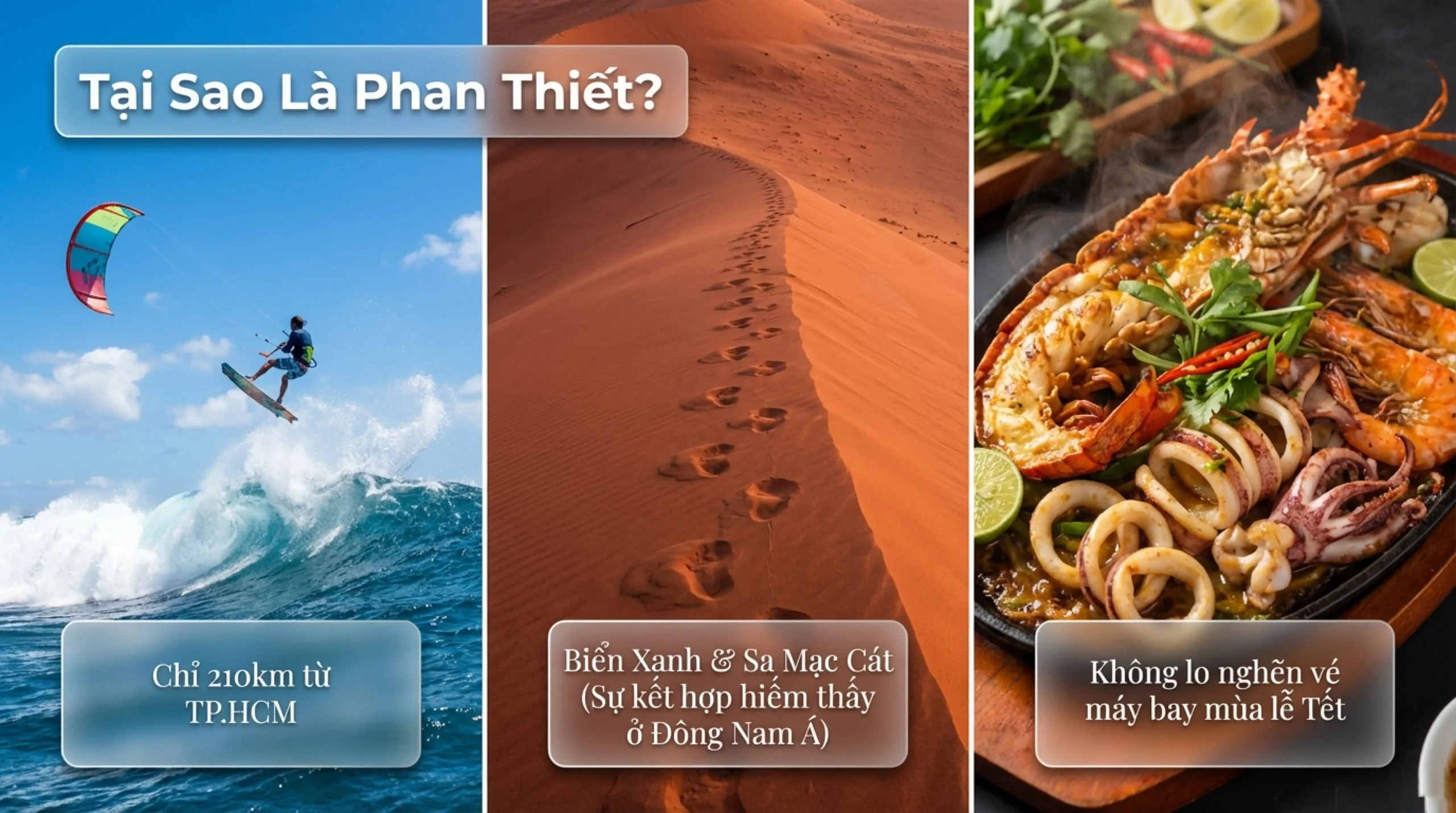 Du lịch Phan Thiết Mũi Né – bãi biển xanh và đồi cát hồng