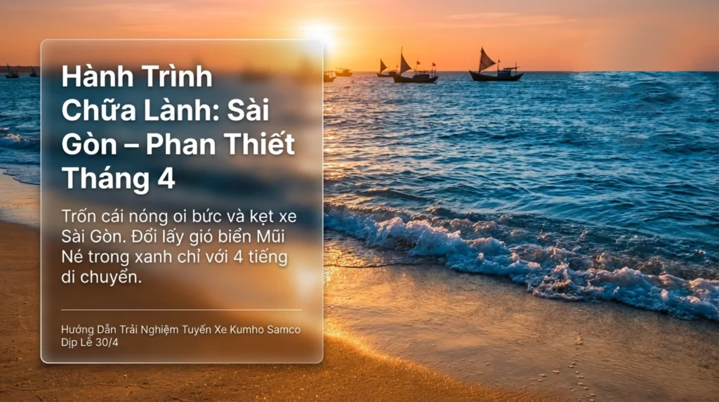 Xe giường nằm Kumho Samco tuyến Sài Gòn Phan Thiết