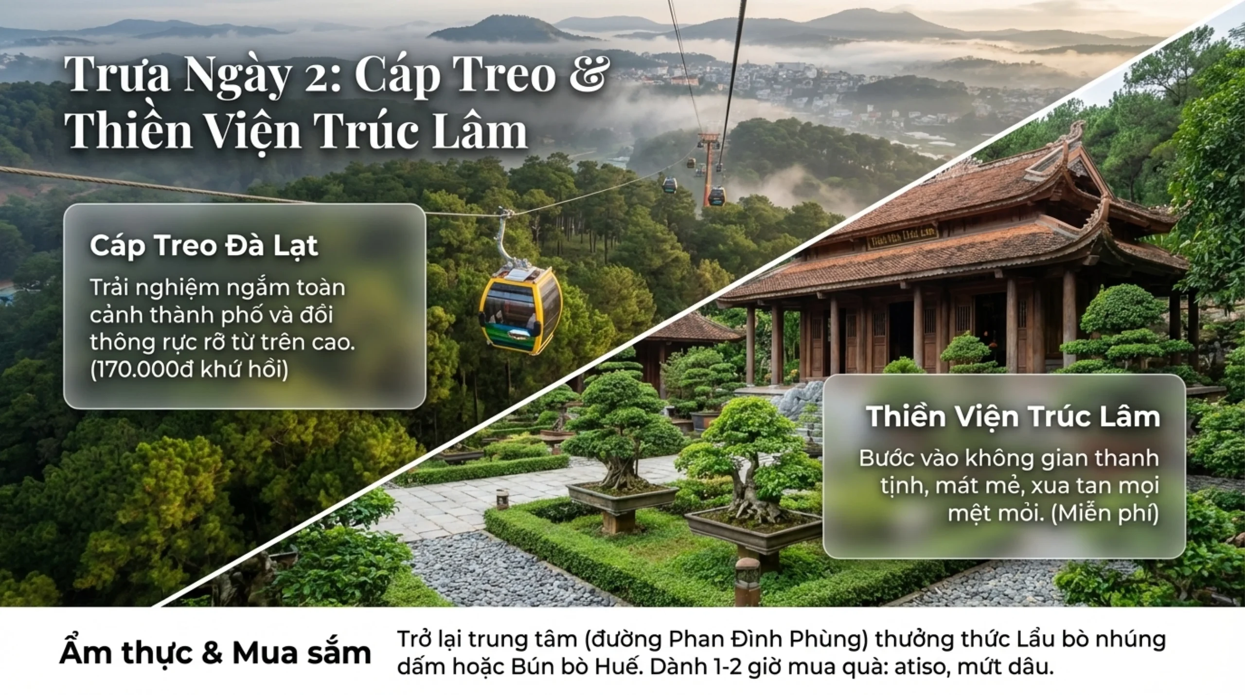 Lịch trình Đà Lạt 2 ngày 1 đêm