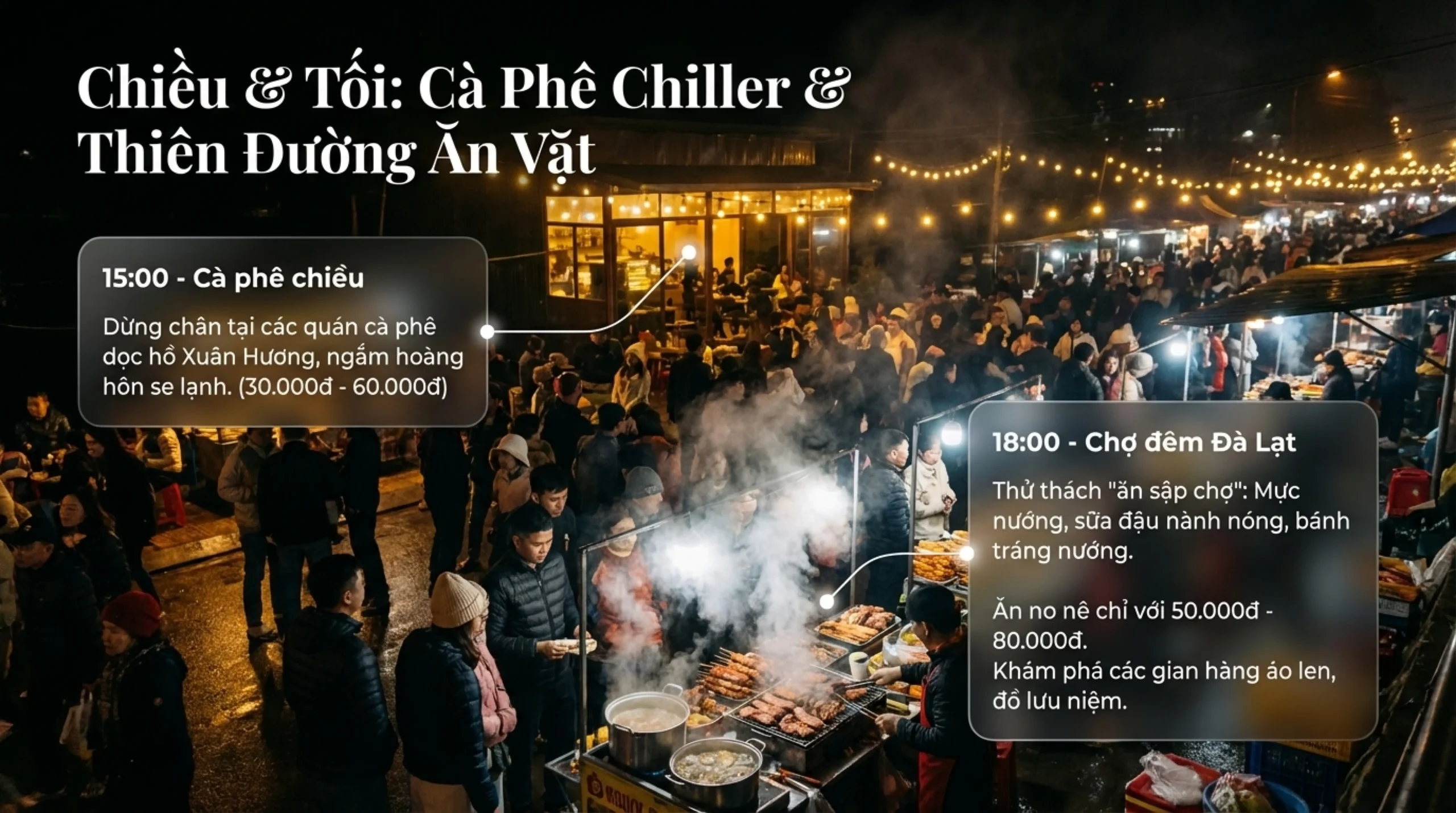 Chợ đêm Đà Lạt – ăn gì ngon ở Đà Lạt buổi tối