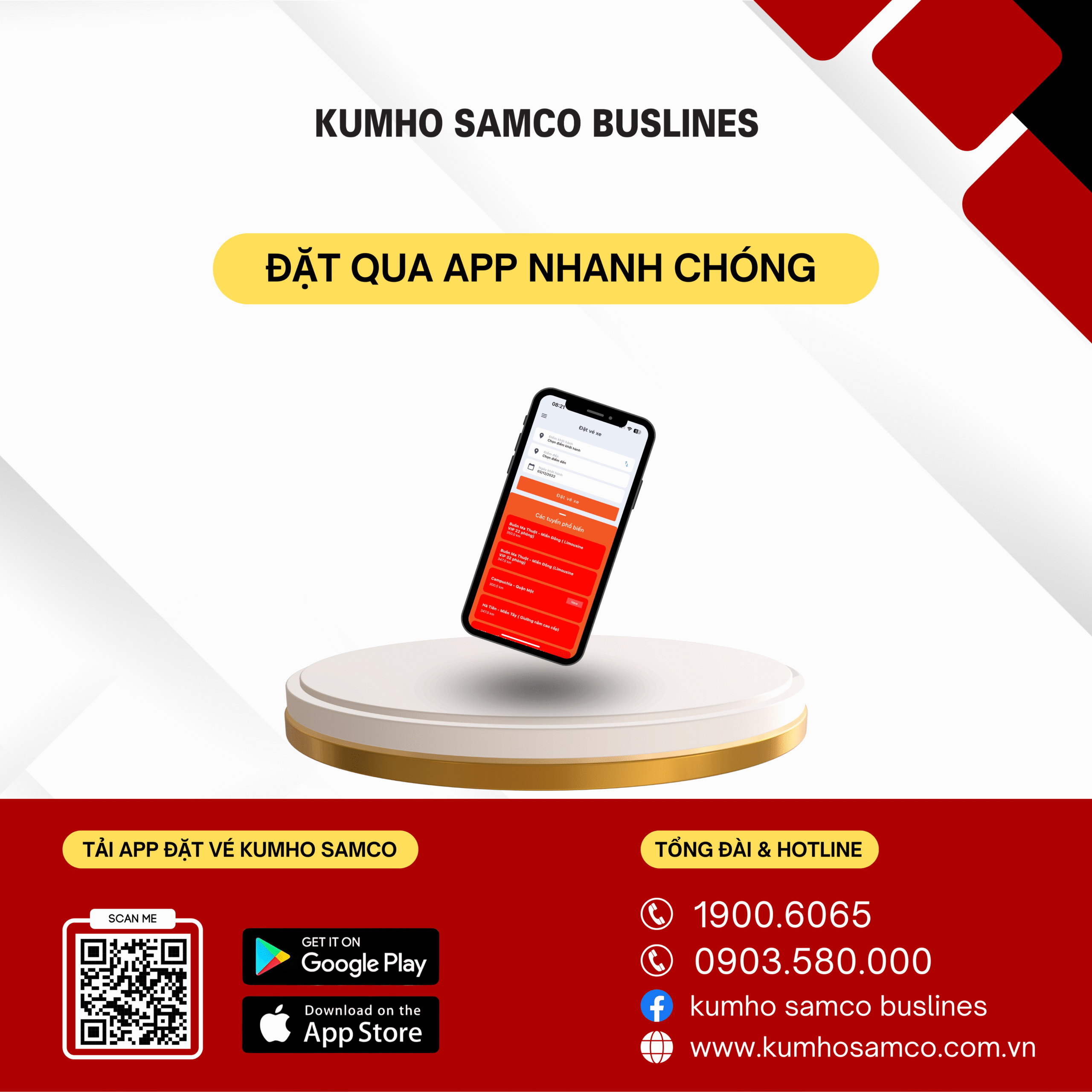 Nhà xe Kumho Samco Nhà xe Kumho Samco