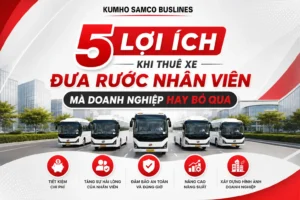 lợi ích khi thuê xe đưa rước nhân viên