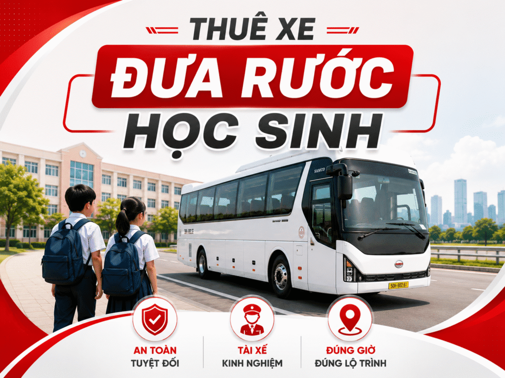 dịch vụ thuê xe đưa rước học sinh Kumho Samco TP.HCM