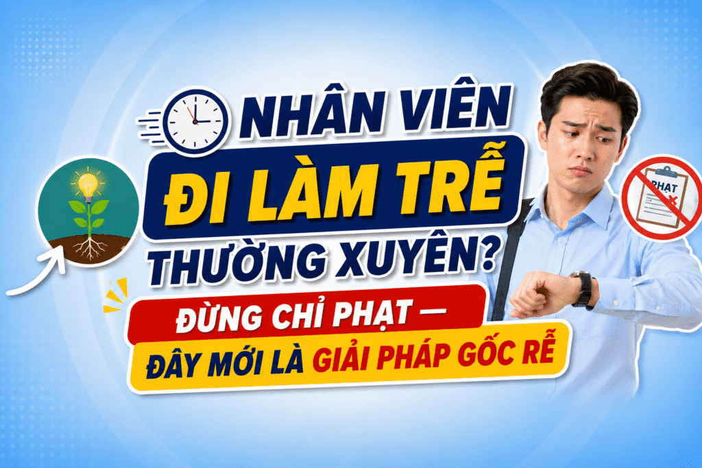 nhân viên đi làm trễ thường xuyên