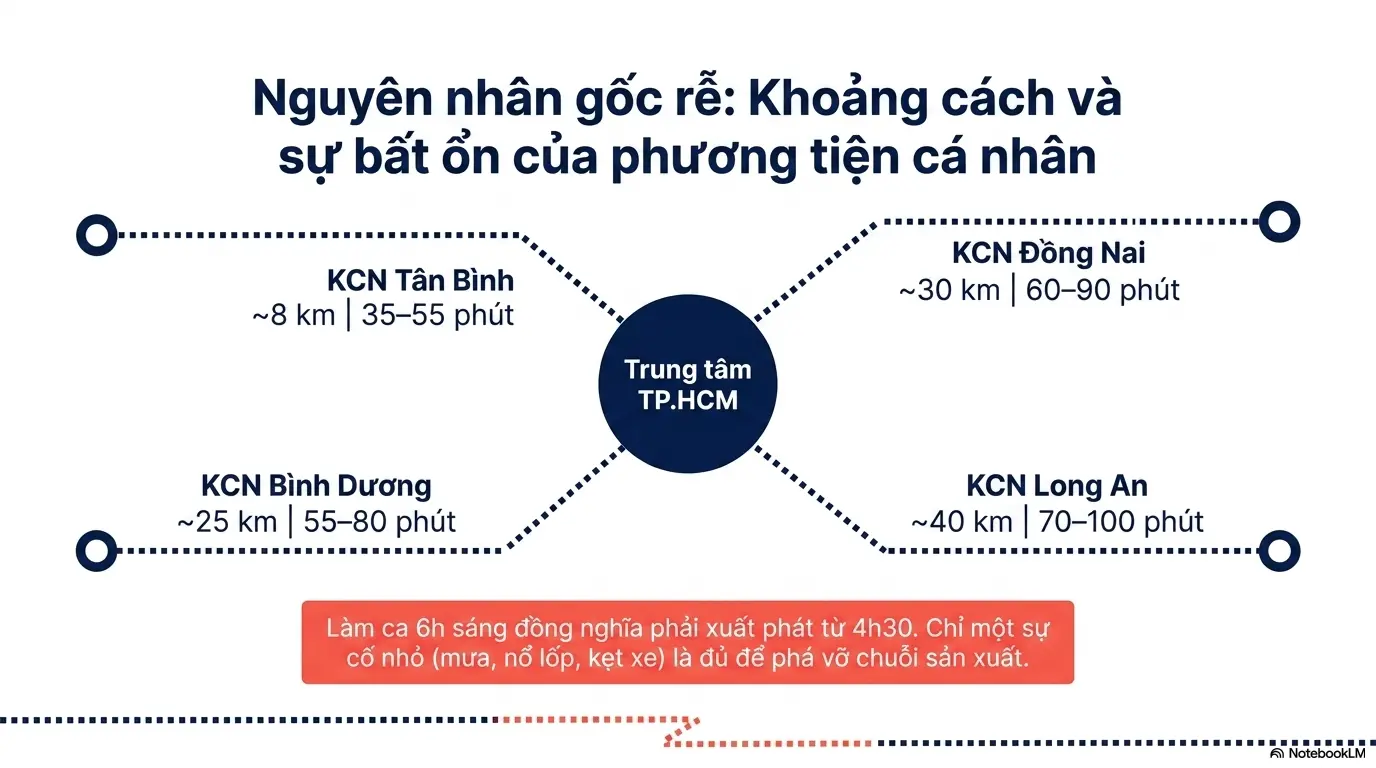 nhân viên đi làm trễ thường xuyên
