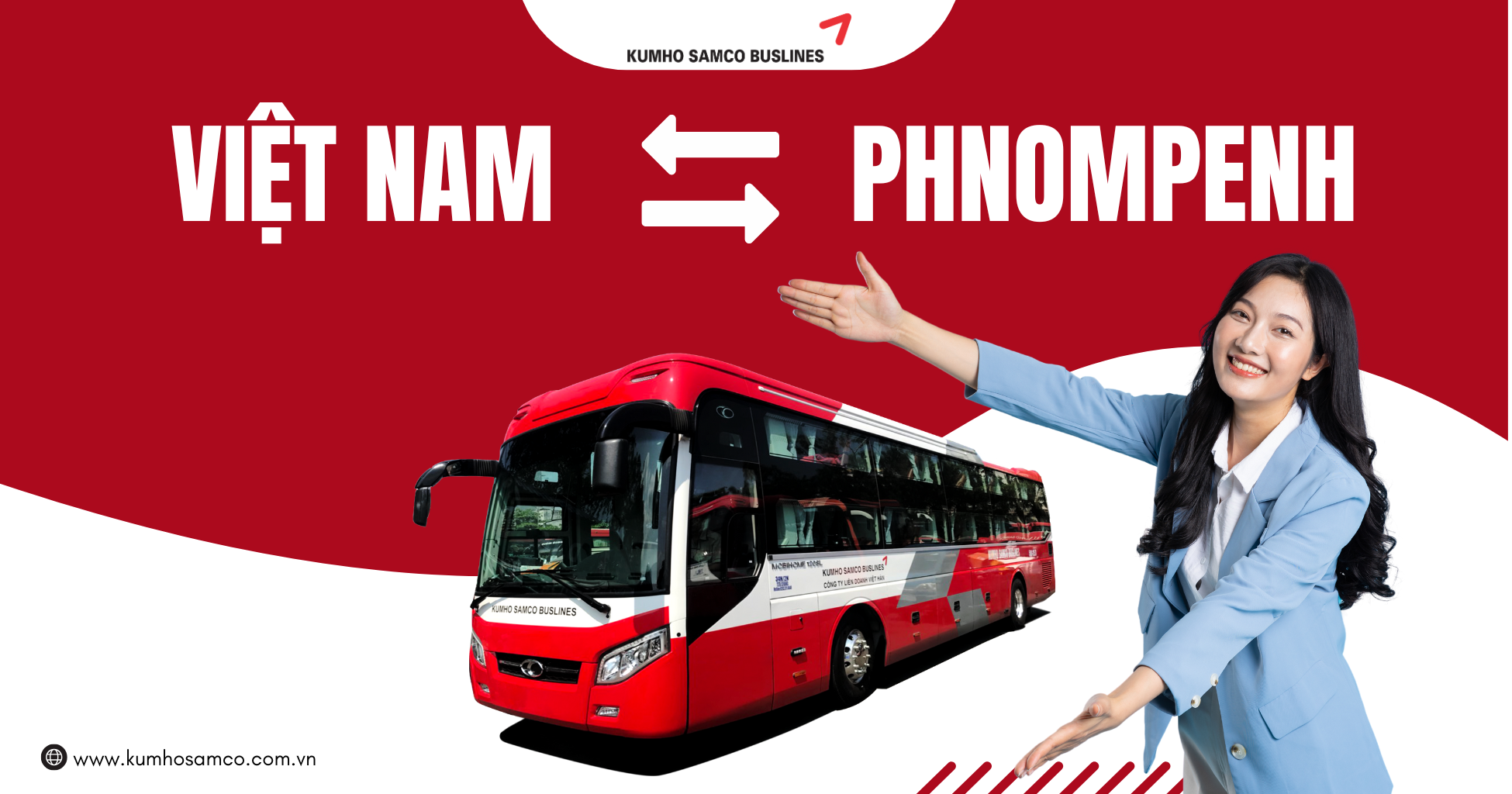 XE ĐI CAMPUCHIA UY TÍN Ở VIỆT NAM - KUMHO SAMCO BUSLINES